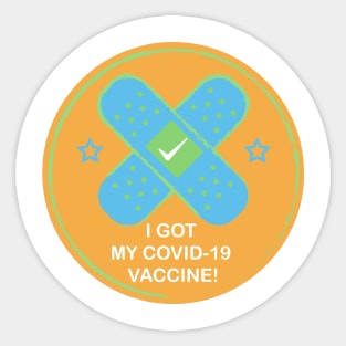 i got my covid 19 vaccine! Sticker